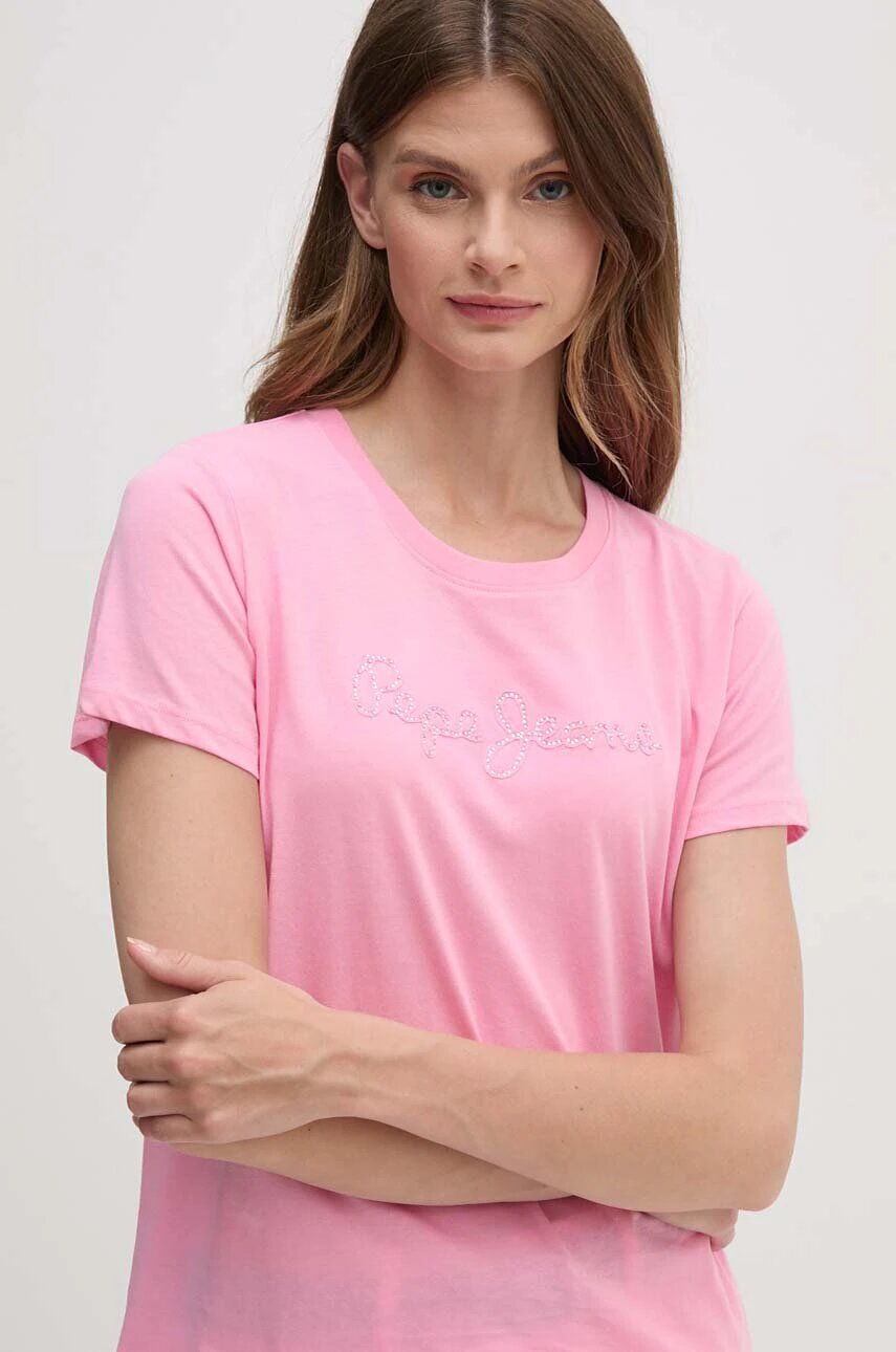 Pepe Jeans Памучна тениска ESPE