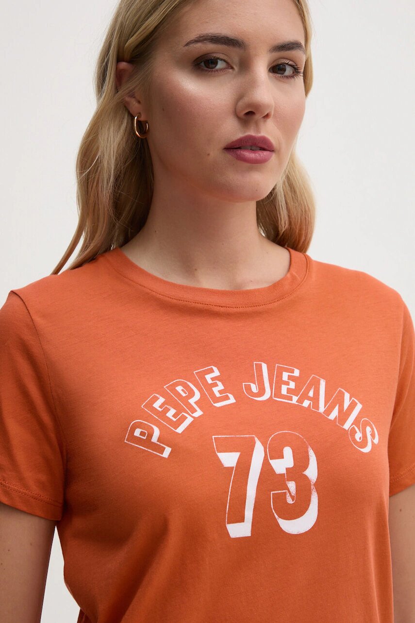 Pepe Jeans Памучна тениска GIGI