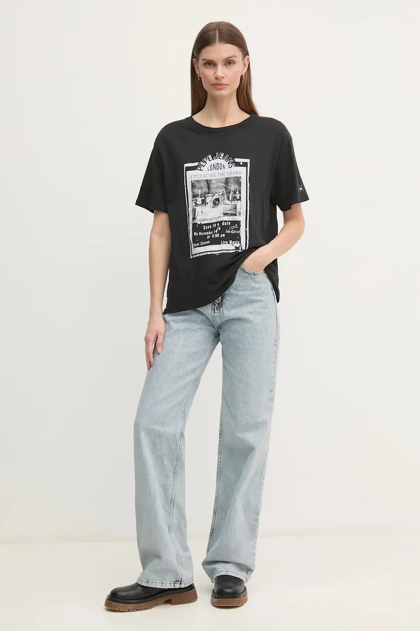 Pepe Jeans Памучна тениска LELE