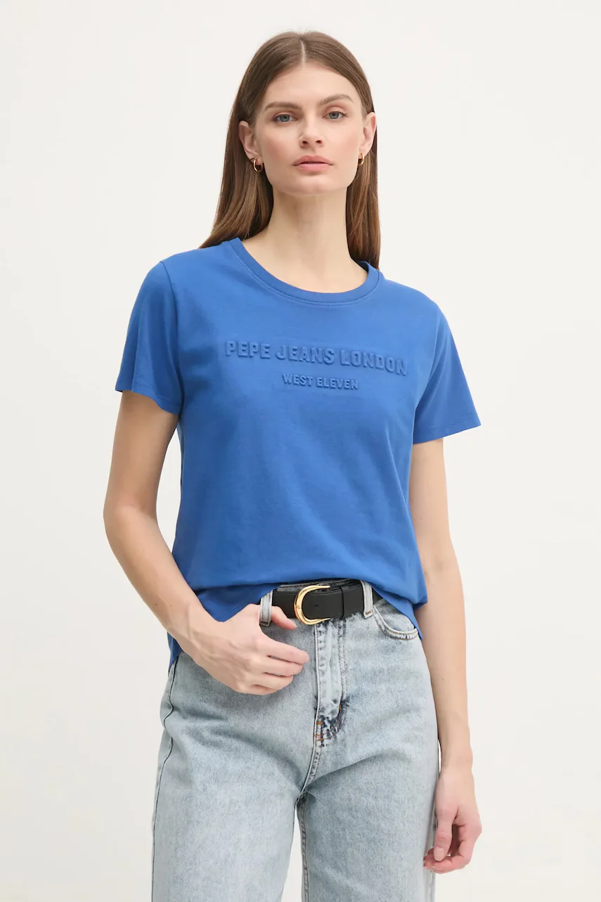Pepe Jeans Памучна тениска LORETTA