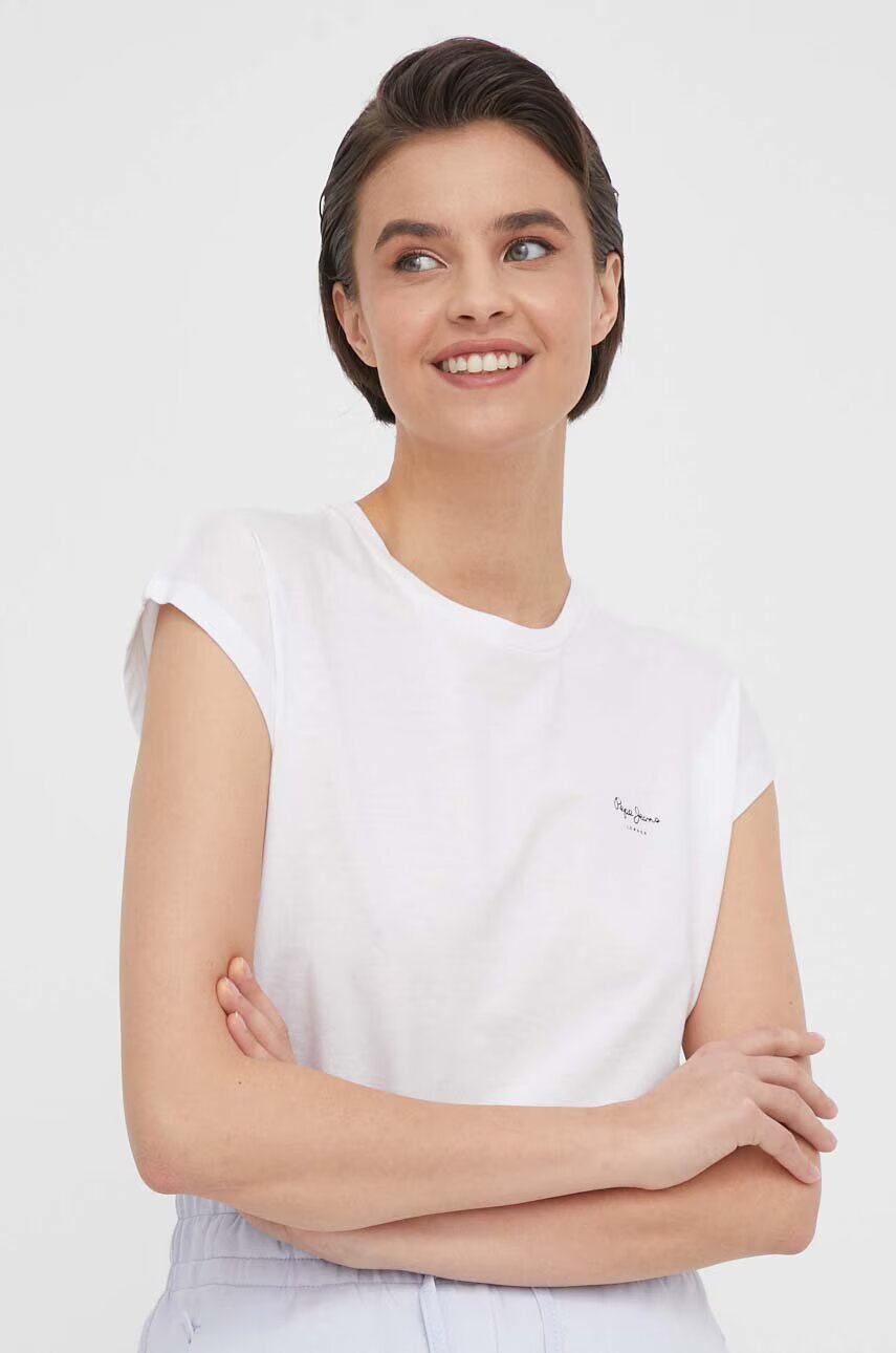 Pepe Jeans Памучна тениска LORY