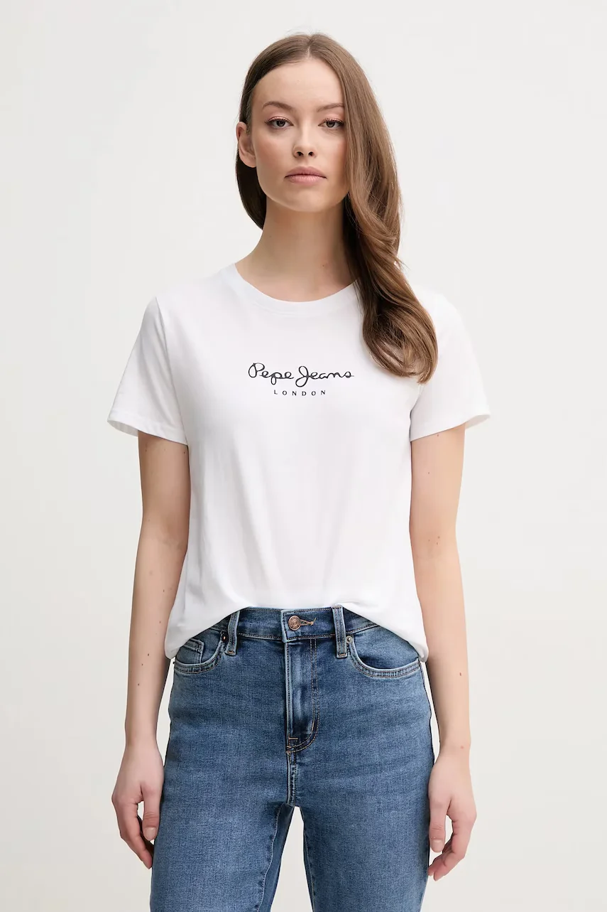 Pepe Jeans Памучна тениска MACY