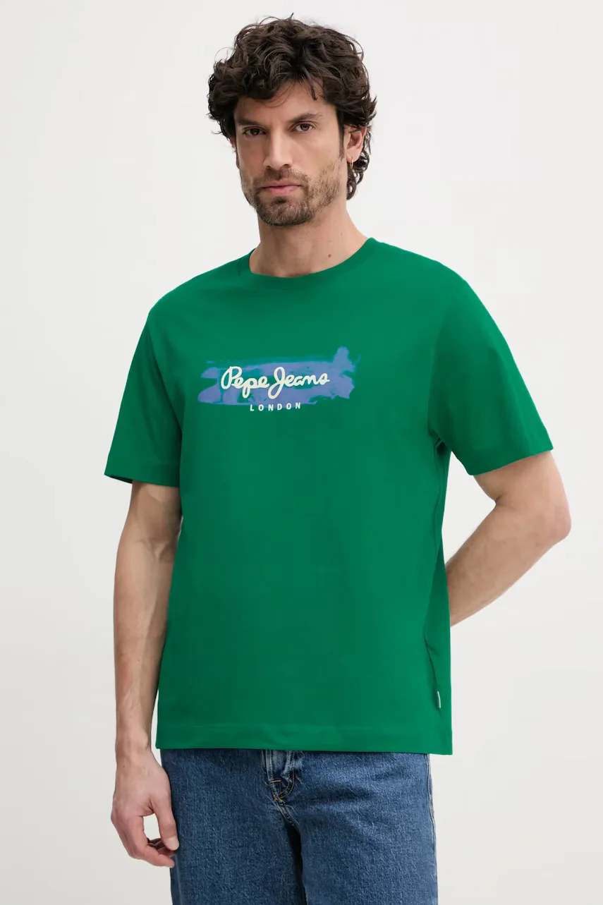 Pepe Jeans Памучна тениска PICTHON