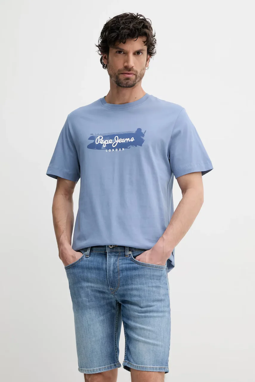 Pepe Jeans Памучна тениска PICTHON