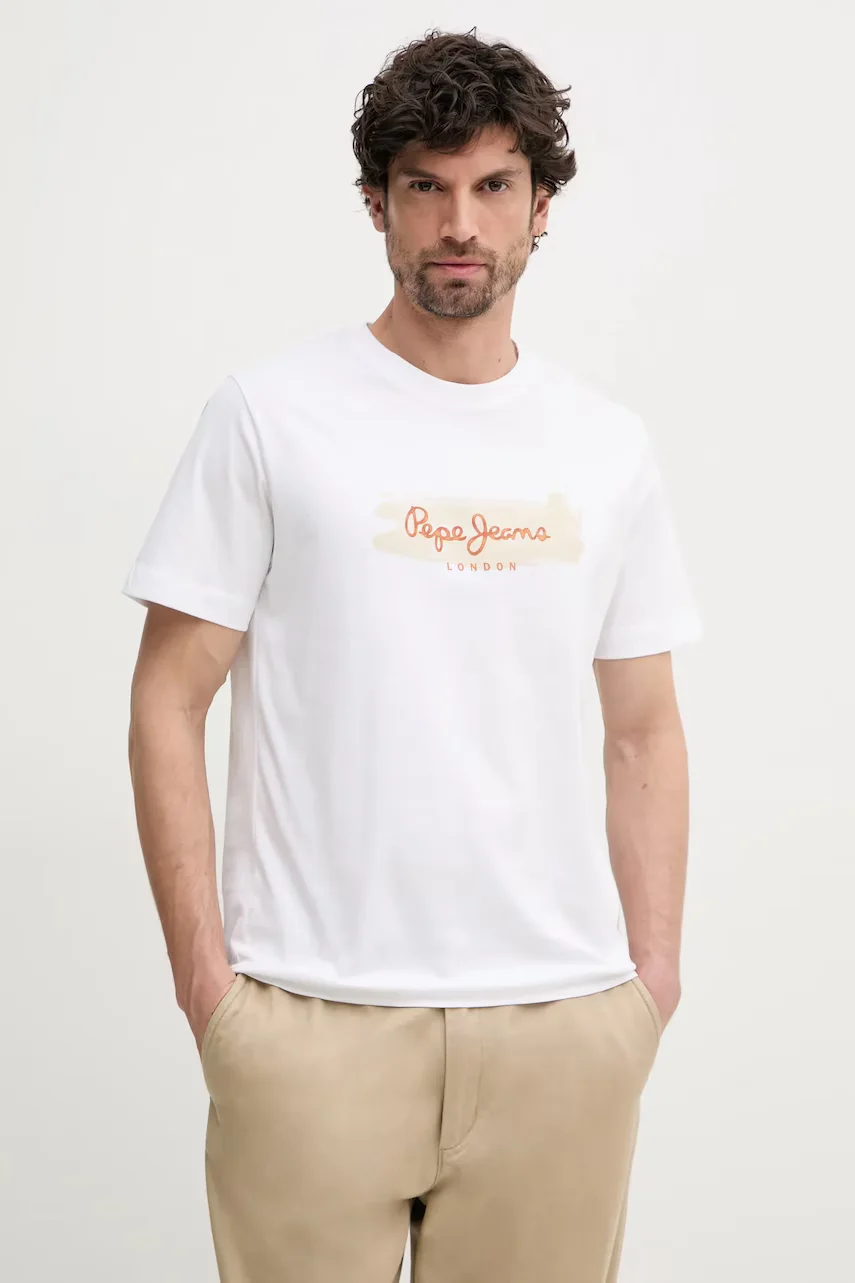 Pepe Jeans Памучна тениска PICTHON