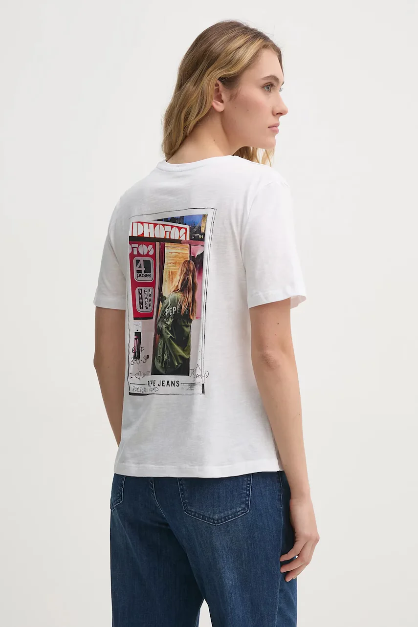 Pepe Jeans Памучна тениска REI