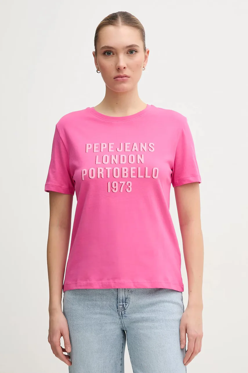 Pepe Jeans Памучна тениска RUBY