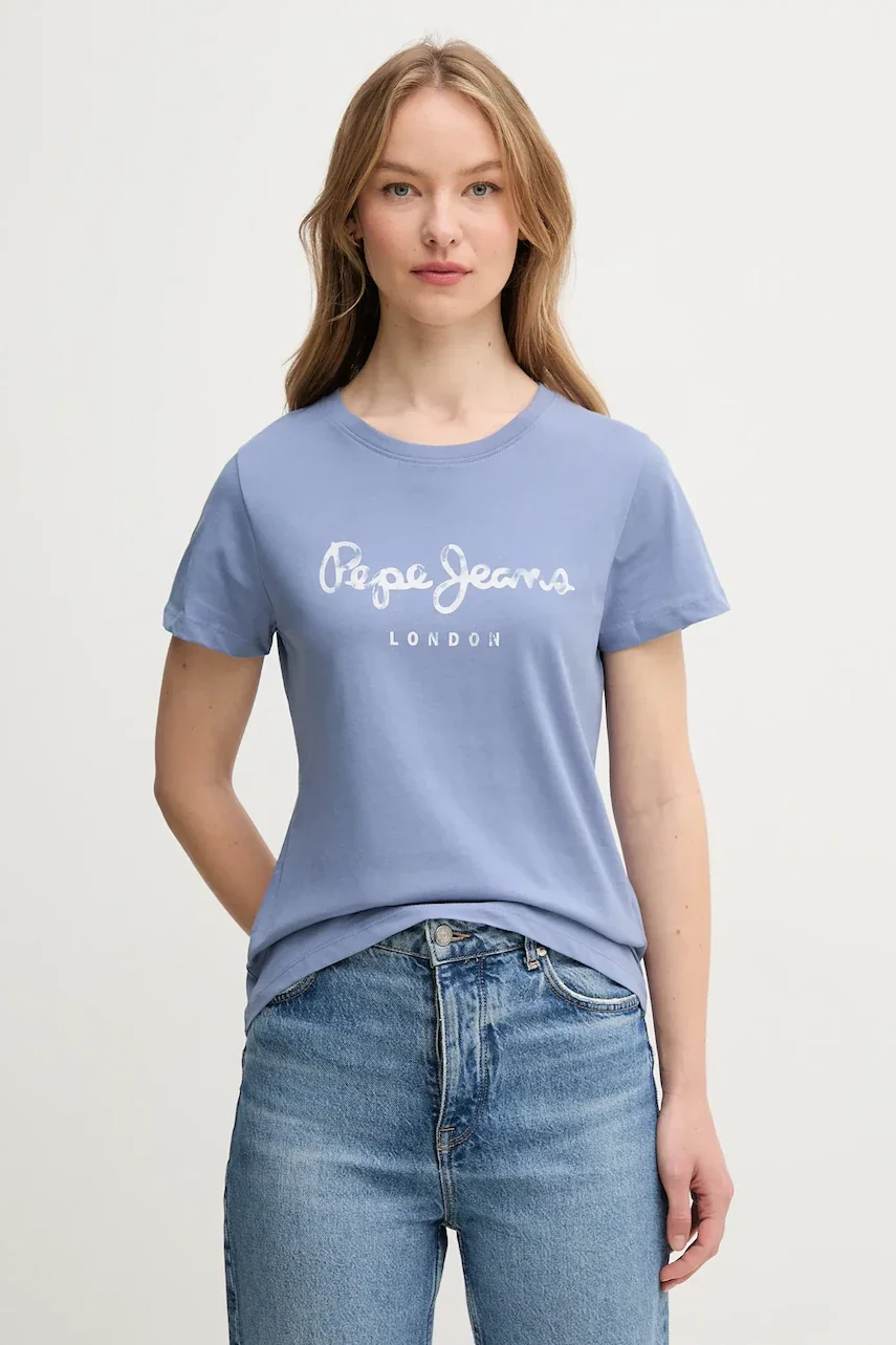 Pepe Jeans Памучна тениска VAL