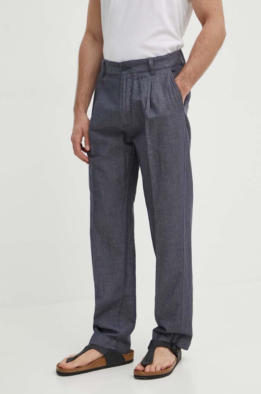 Pepe Jeans Панталон RELAXED PLEATED LINEN PANTS