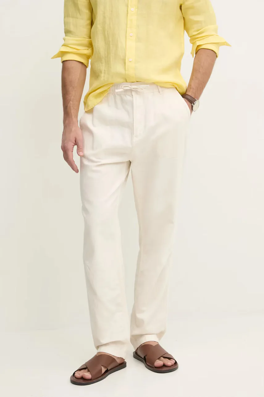 Pepe Jeans Панталон с лен LINEN PULL ON PANTS