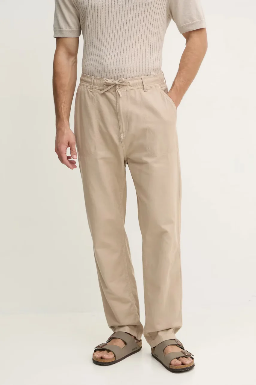 Pepe Jeans Панталон с лен LINEN PULL ON PANTS