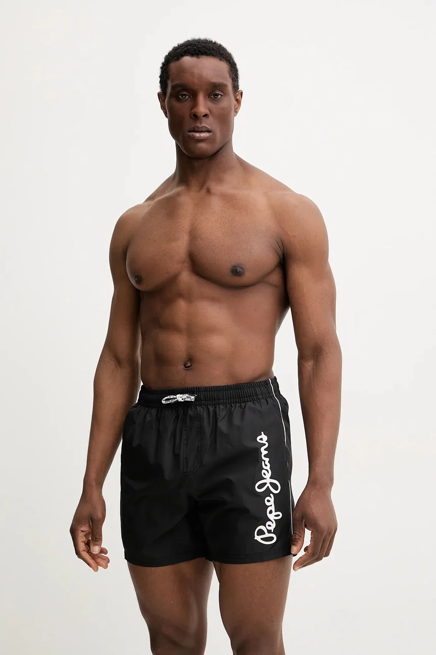 Pepe Jeans Плувни шорти LOGO SWIMSHORT