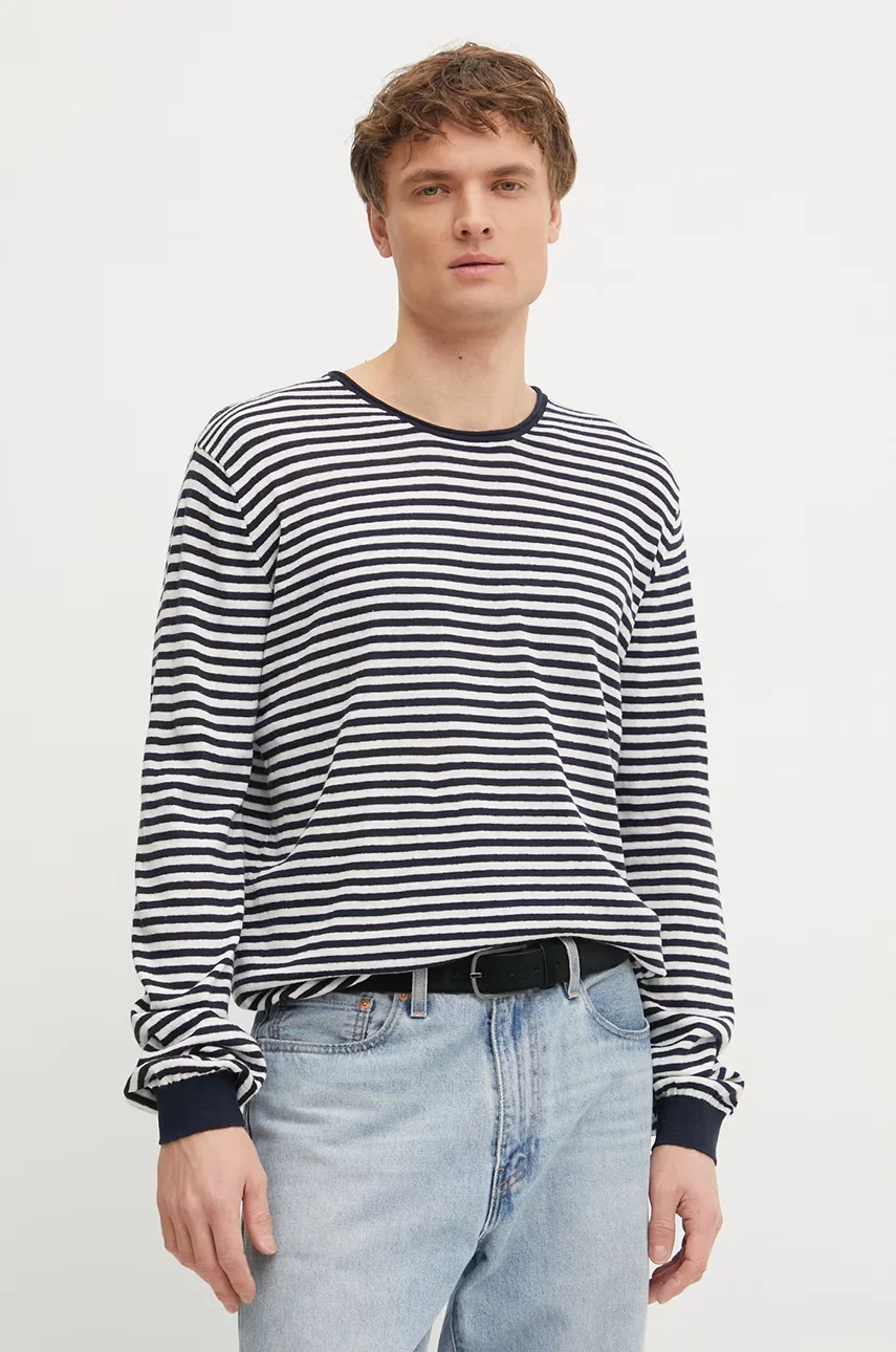 Pepe Jeans Пуловер с лен LAYNE STRIPES