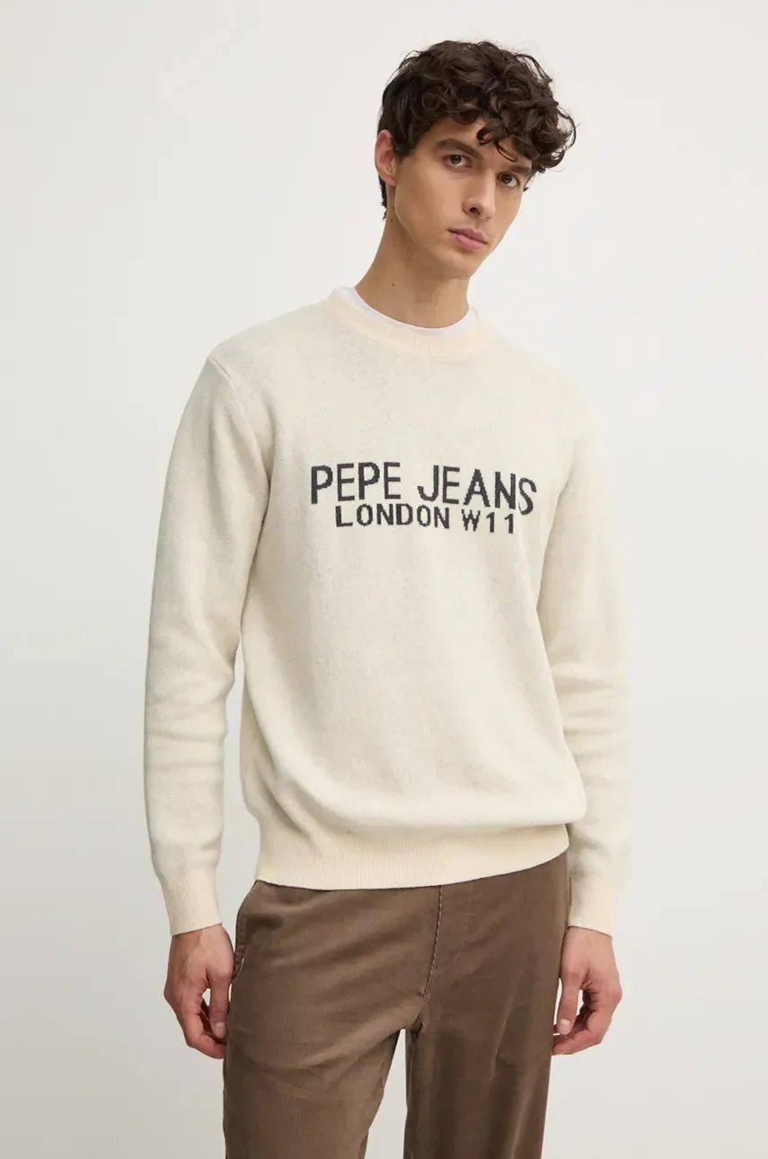 Pepe Jeans Пуловер с вълна CARDIN