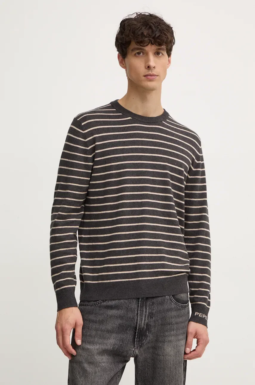 Pepe Jeans Пуловер с вълна NEW ANDRE STRIPES