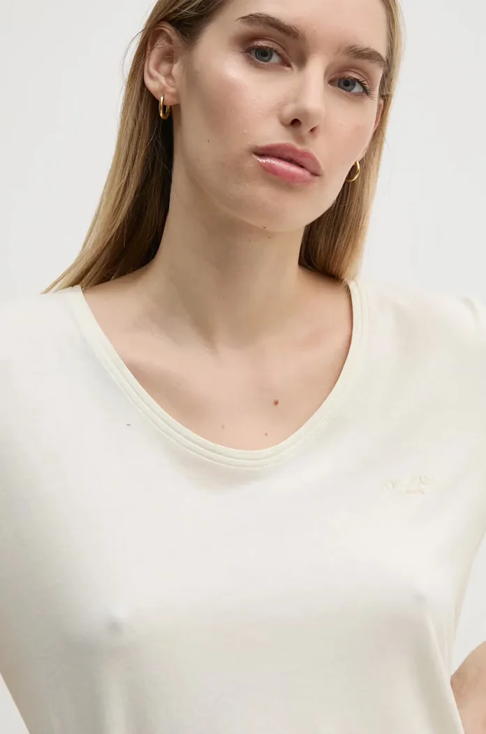 Pepe Jeans Тениска FABIANA в бежово PL505953