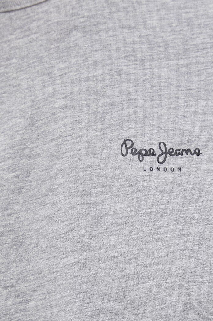 Pepe Jeans Тениска Original Basic 3 в меланж на сиво