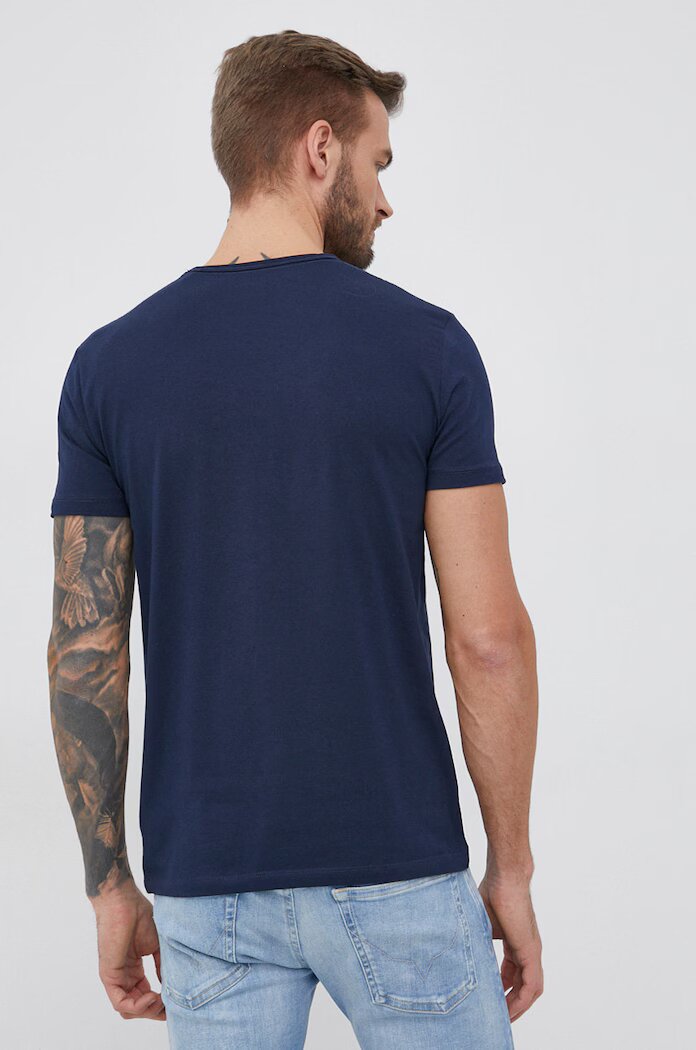 Pepe Jeans Тениска Original Basic 3 в тъмносиньо с изчистен дизайн