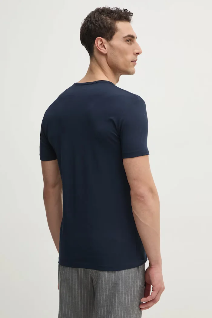 Pepe Jeans Тениска ORIGINAL BASIC 3N в тъмносиньо с принт PM508212