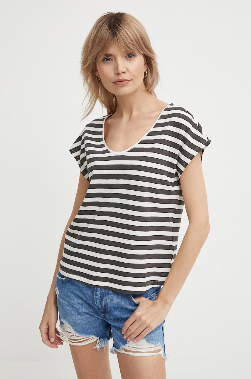 Pepe Jeans Тениска с лен KHLOE
