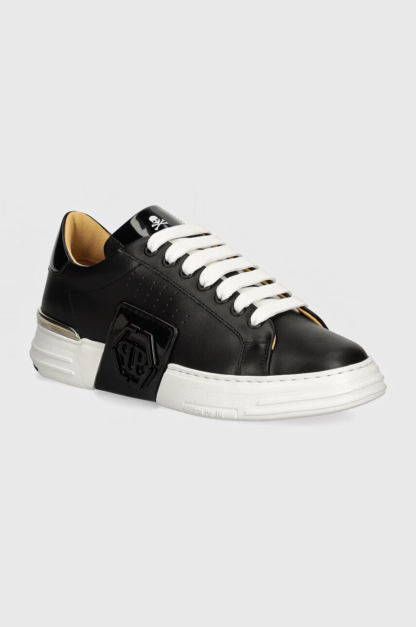 PHILIPP PLEIN Кожени маратонки Hexagon Phantom Kicks
