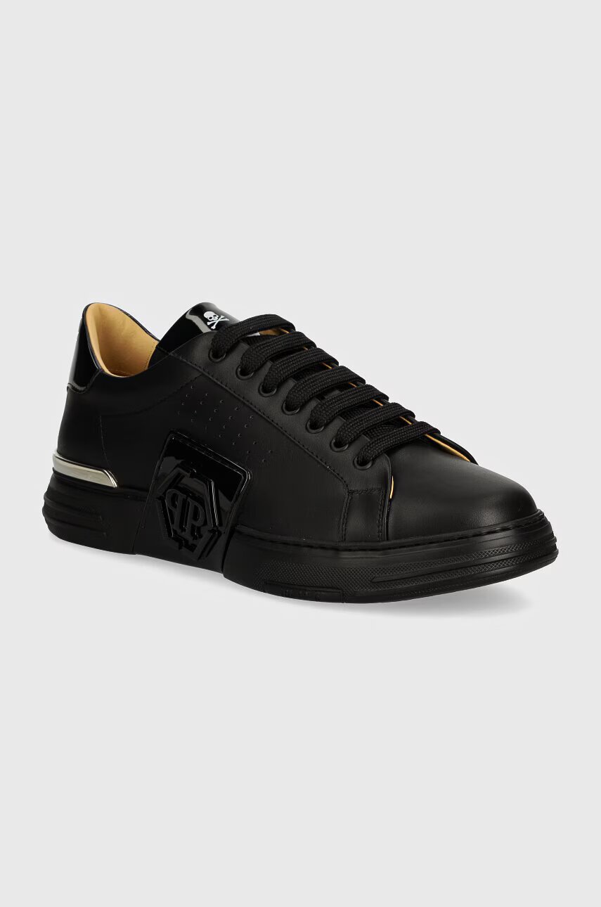 PHILIPP PLEIN Кожени маратонки Hexagon Phantom Kicks