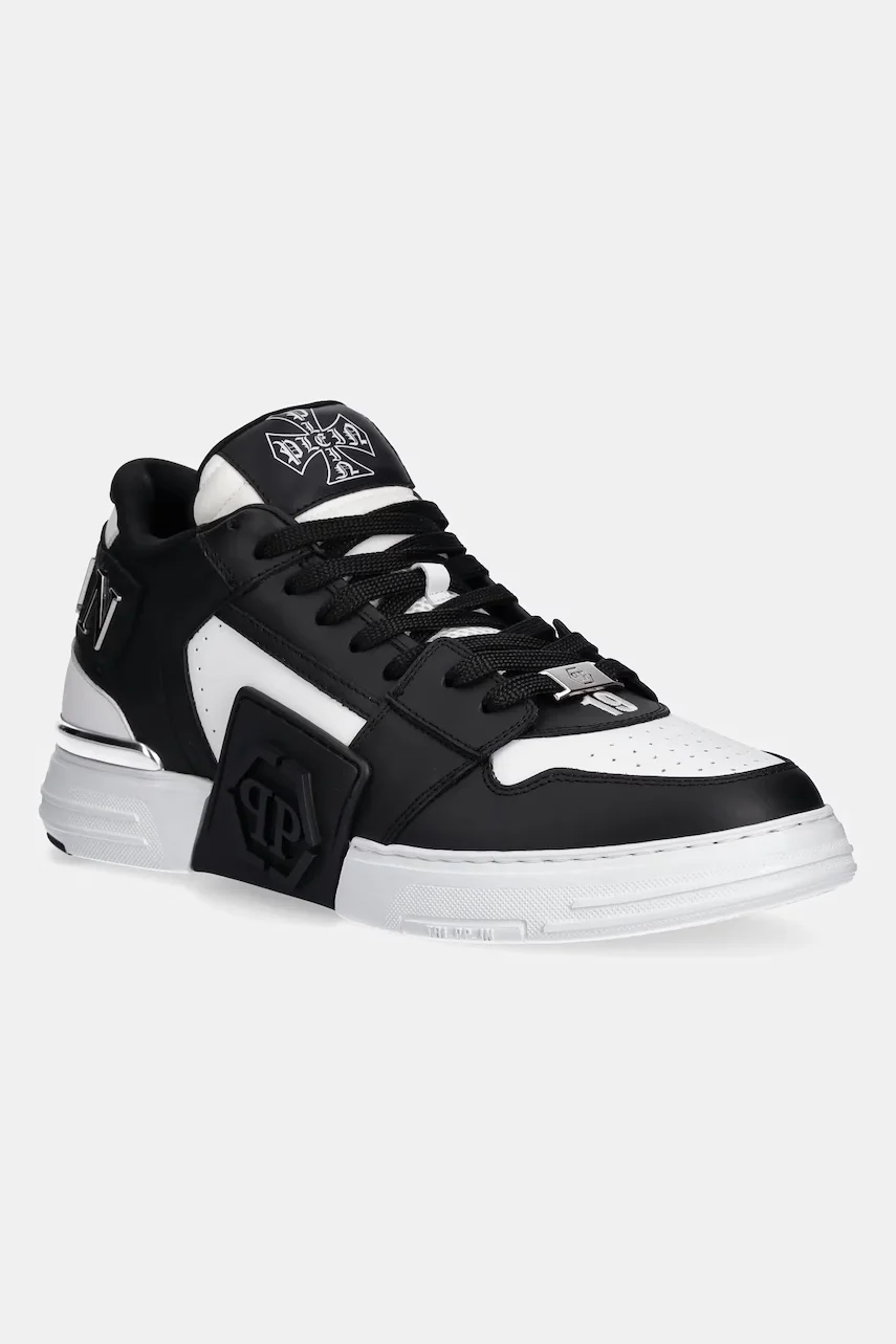 PHILIPP PLEIN Кожени маратонки Lo-Top
