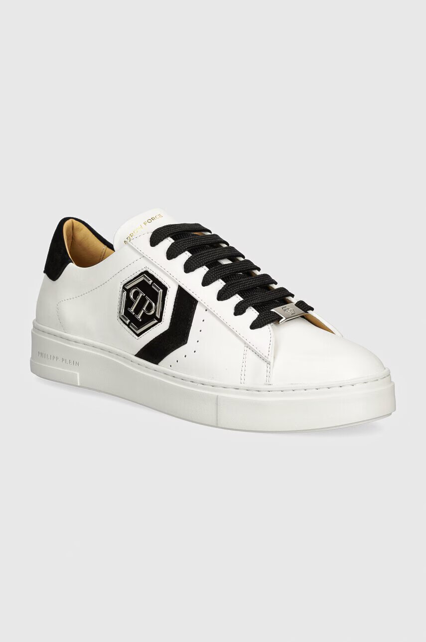 PHILIPP PLEIN Кожени маратонки Lo-Top Arrow Force