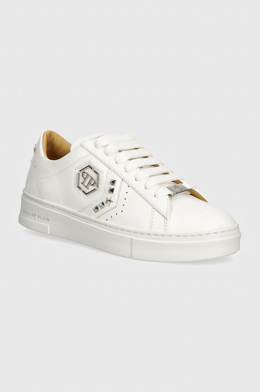 PHILIPP PLEIN Кожени маратонки Lo-Top Arrow Force