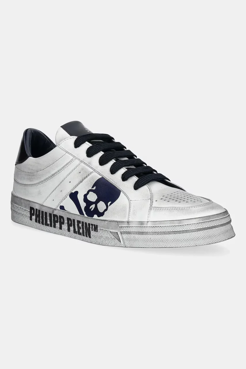 PHILIPP PLEIN Кожени маратонки Lo-Top Retrokickz TM
