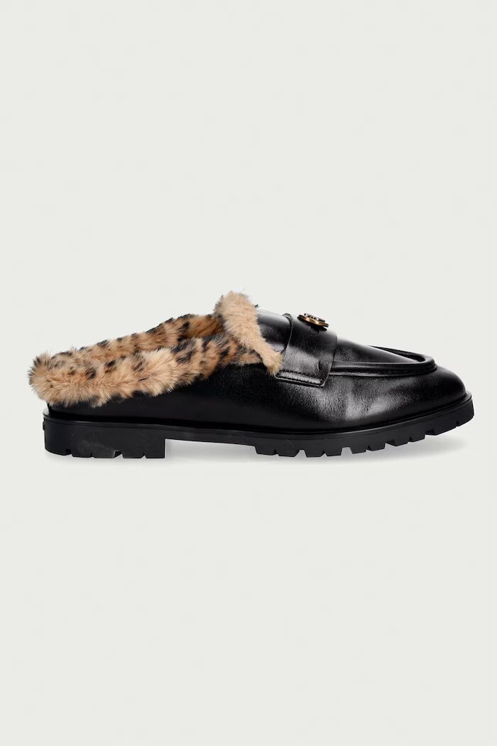 Pinko чехли дамски от кожа Nora 09 черни SD0683P186Z99