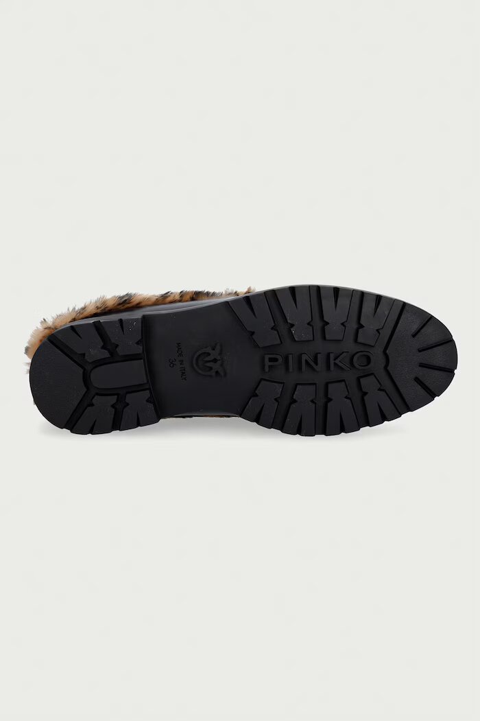 Pinko чехли дамски от кожа Nora 09 черни SD0683P186Z99