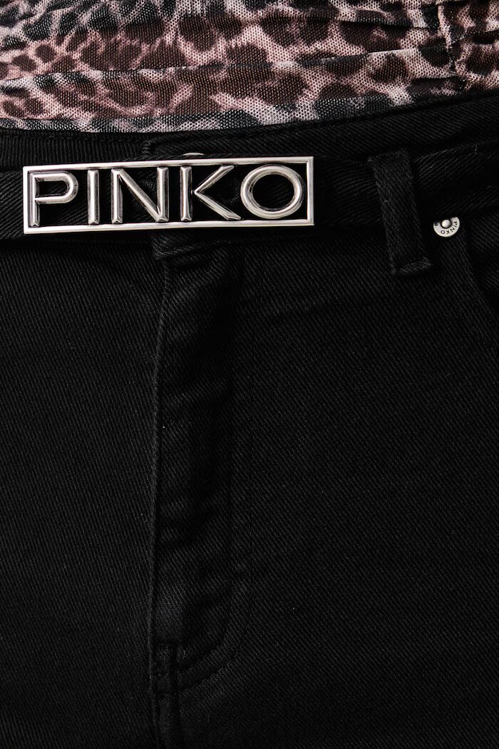 Pinko дънки flare дамски черни 107933 A3Q3