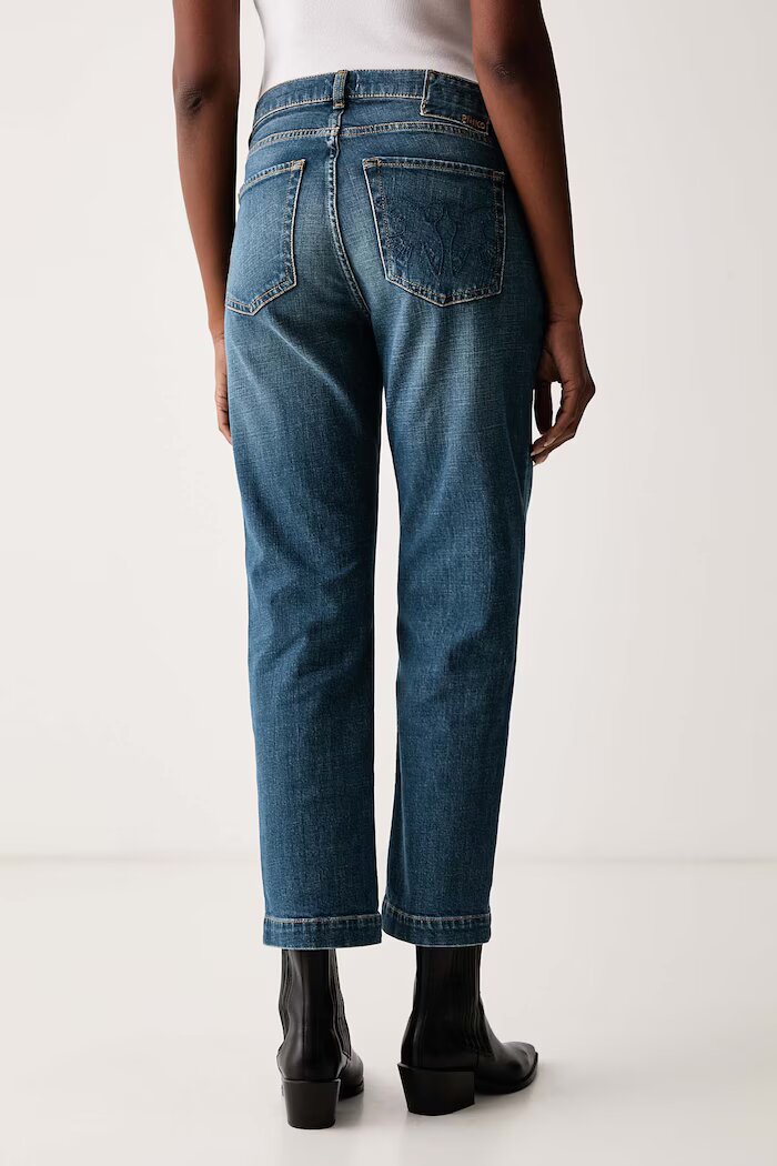 Pinko дънки slim fit дамски сини 107385 A3KA