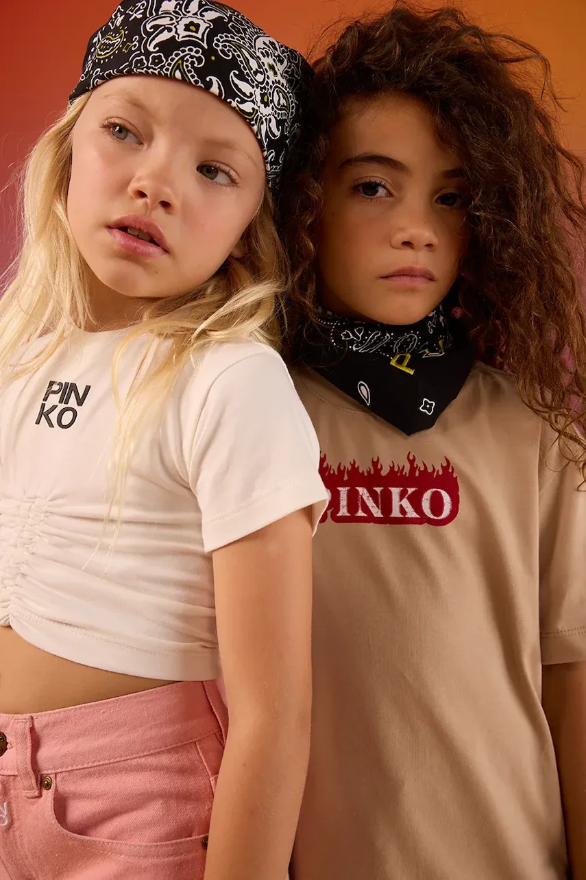 Pinko Детска памучна тениска