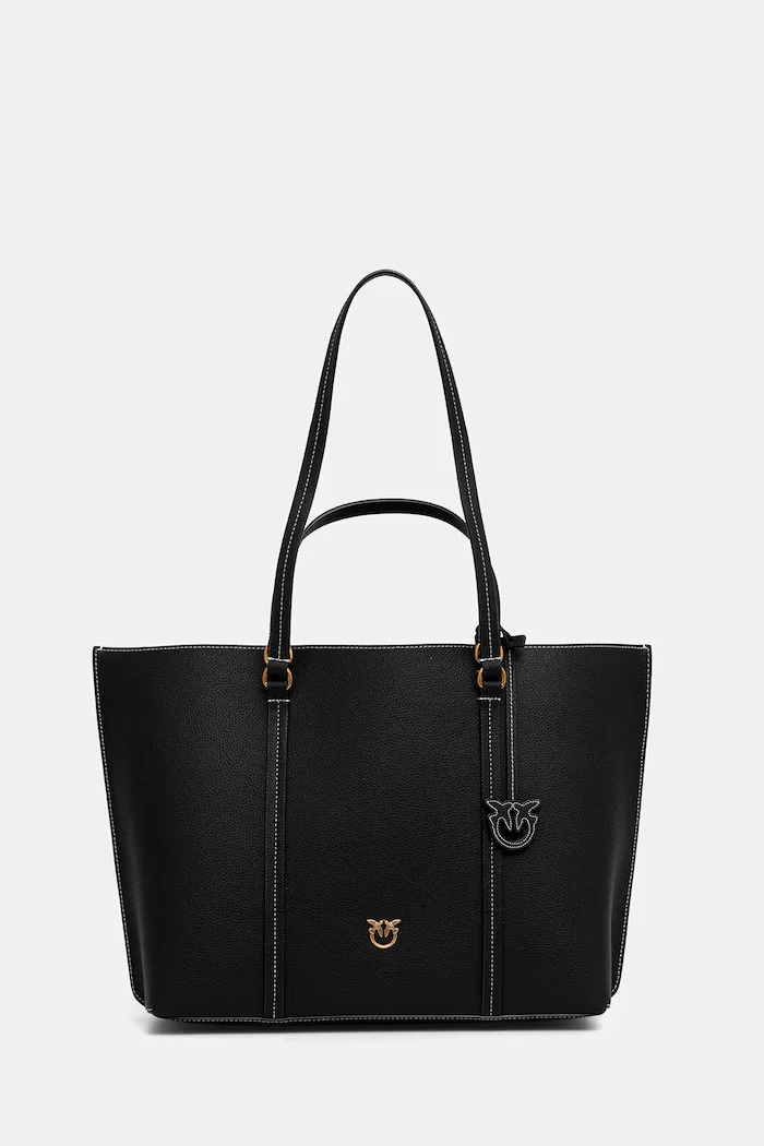 Pinko Кожена чанта в черно 102832 A1LF