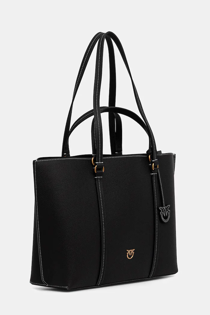 Pinko Кожена чанта в черно 102832 A1LF