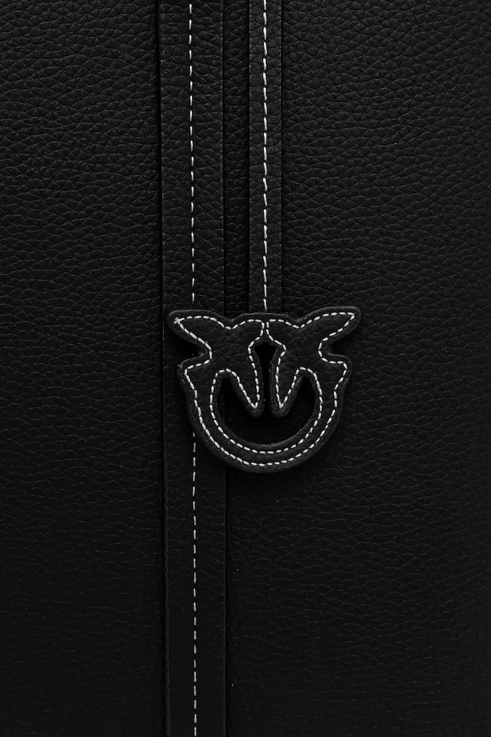 Pinko Кожена чанта в черно 102832 A1LF