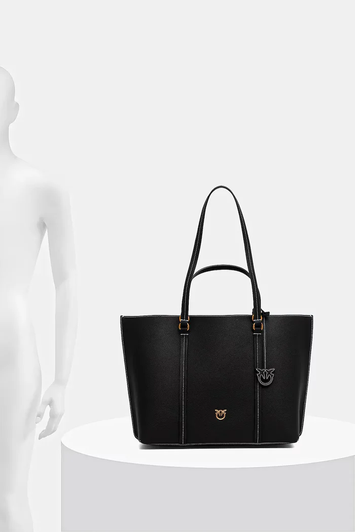 Pinko Кожена чанта в черно 102832 A1LF