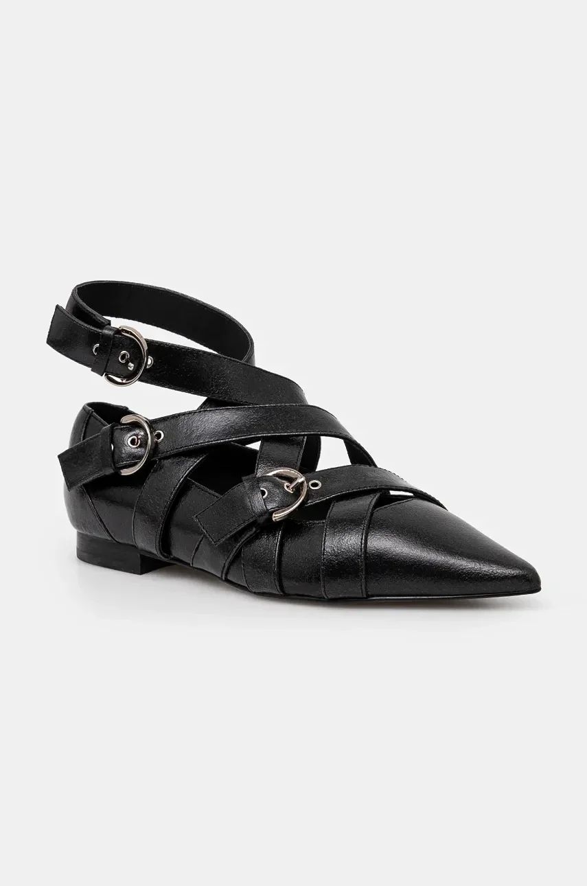 Pinko Кожени балеринки Giani
