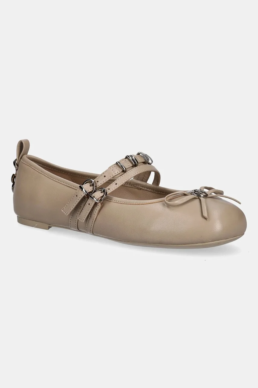 Pinko Кожени балеринки Gioia