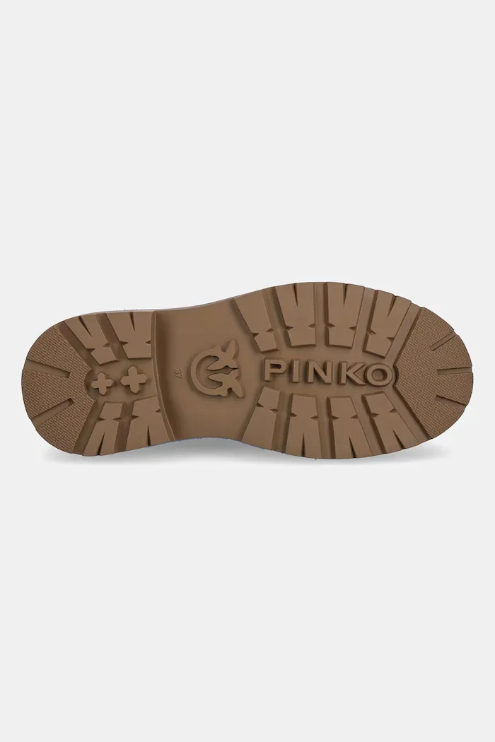 Pinko Кожени боти Mia 13 в черно с платформа SD0219P061Z99