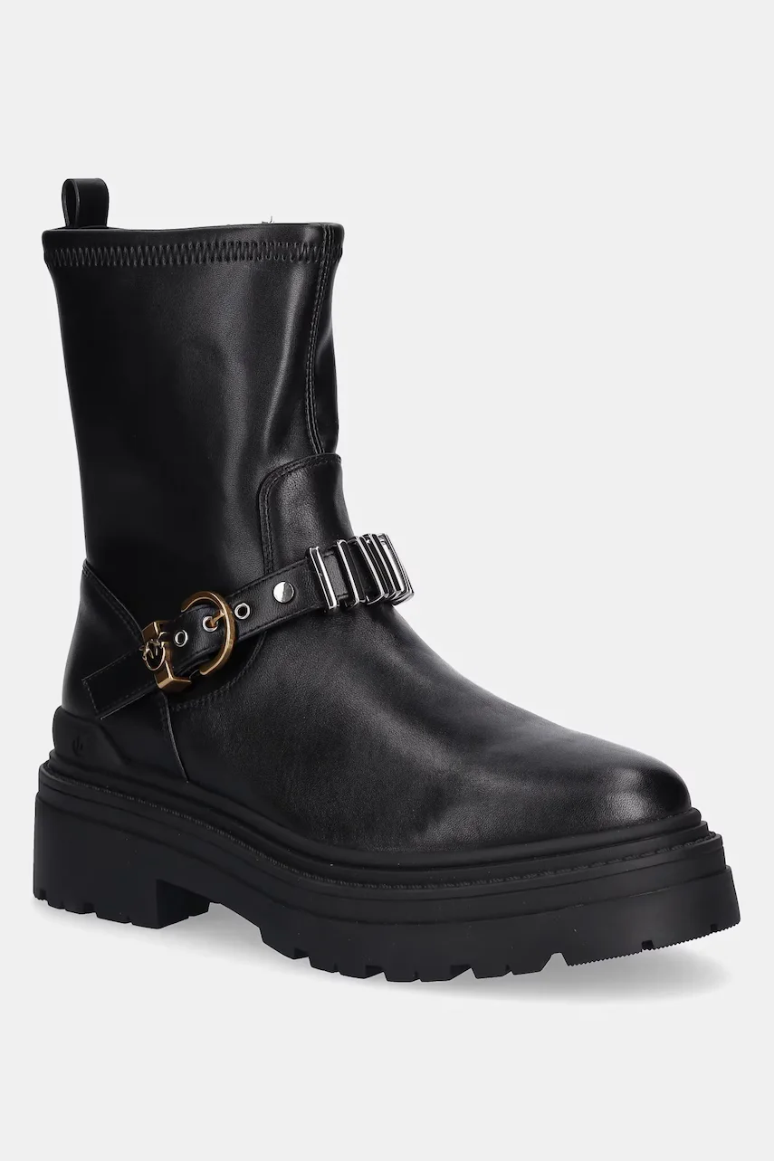 Pinko Кожени кубинки Mia 27