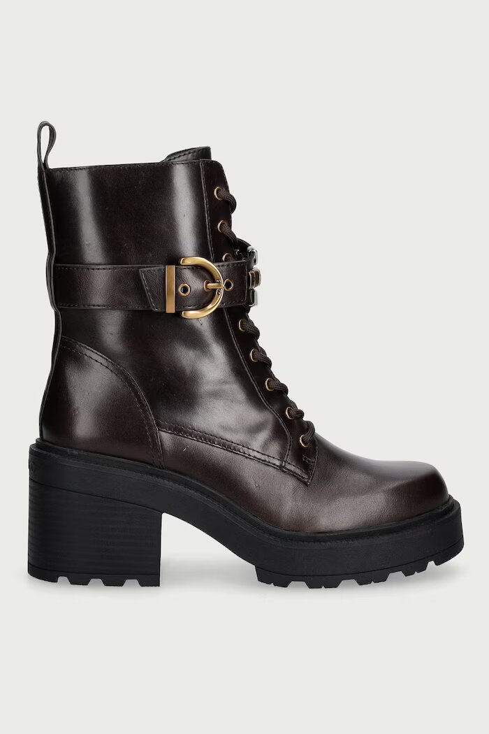 Pinko кубинки дамски от кожа Altea 01 кафяви SD0549P001L72