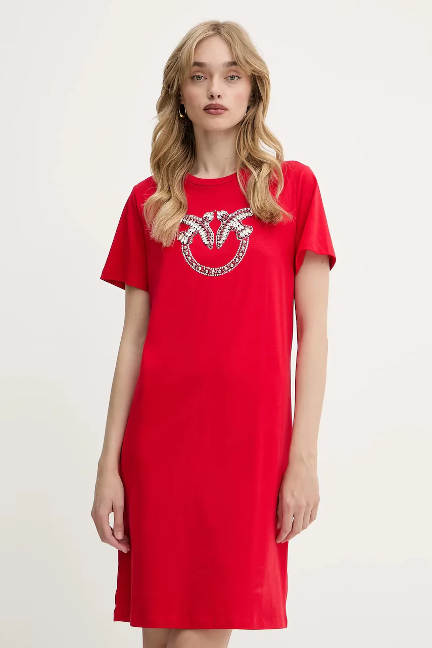 Pinko Памучна рокля Answear Exclusive