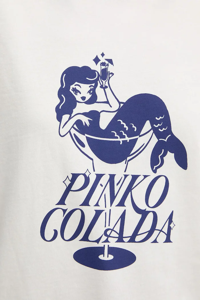 Pinko Памучна тениска дамска в бежово 105526 A33N