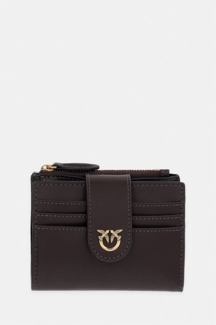 Pinko портфейл дамски от кожа бордо 103610 A0F1