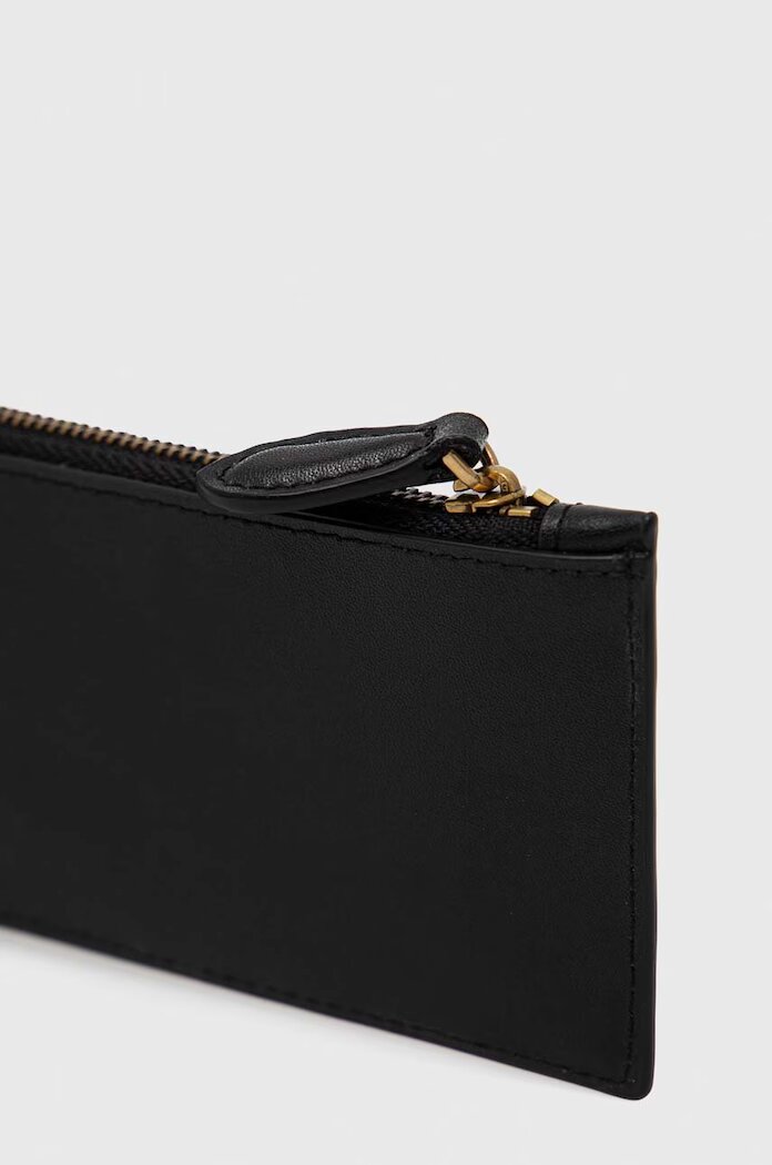 Pinko портфейл дамски от кожа черен 100251 A0F1