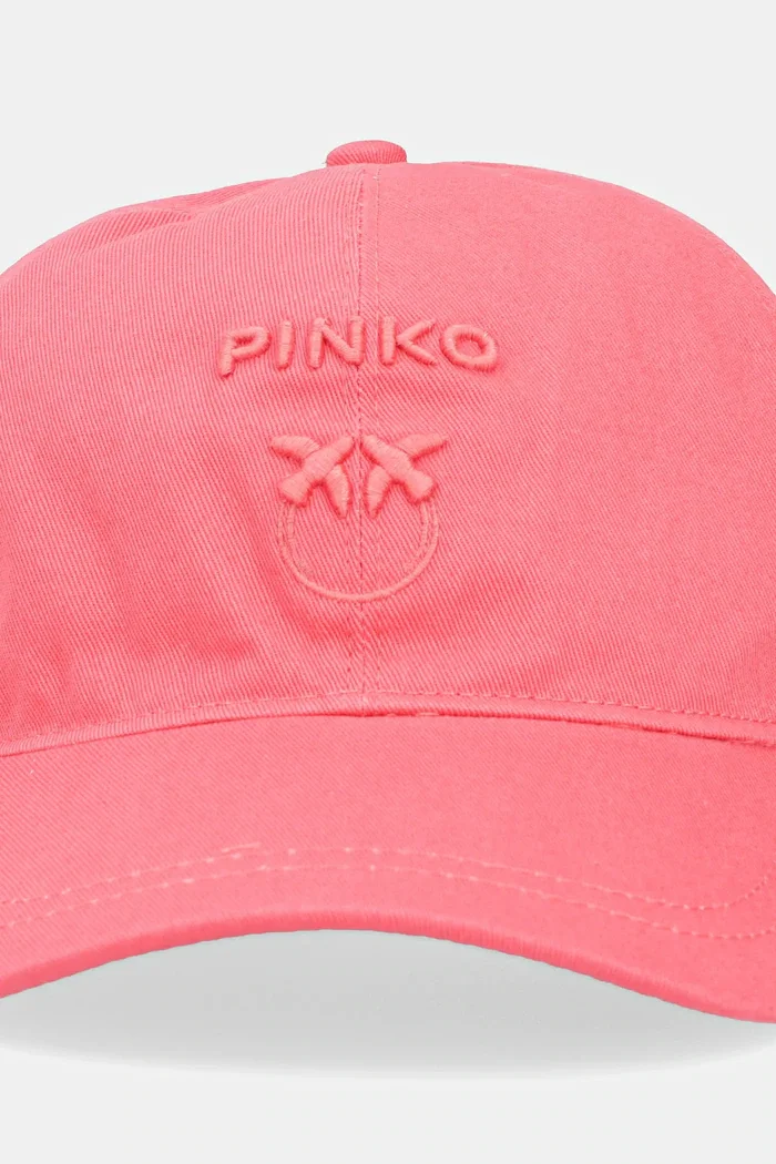 Pinko Шапка с козирка в розово с апликация 100621 A25N
