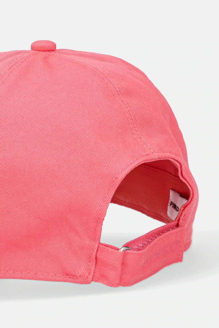 Pinko Шапка с козирка в розово с апликация 100621 A25N